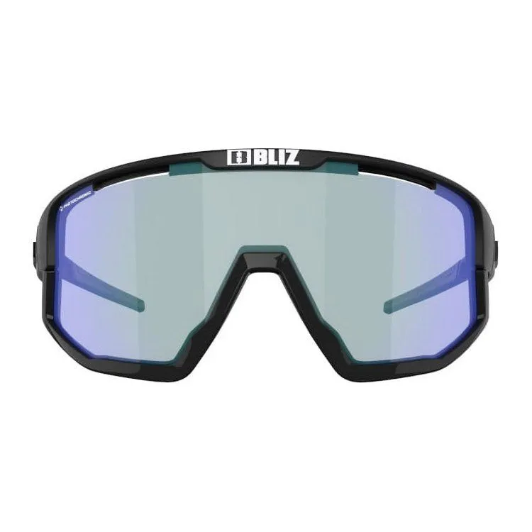 Lunettes de sport BLIZ | Lunettes de running BLIZ Vision Nano Photochromic Matt Black - Lens Brown w blue multi Photocromic (Cat