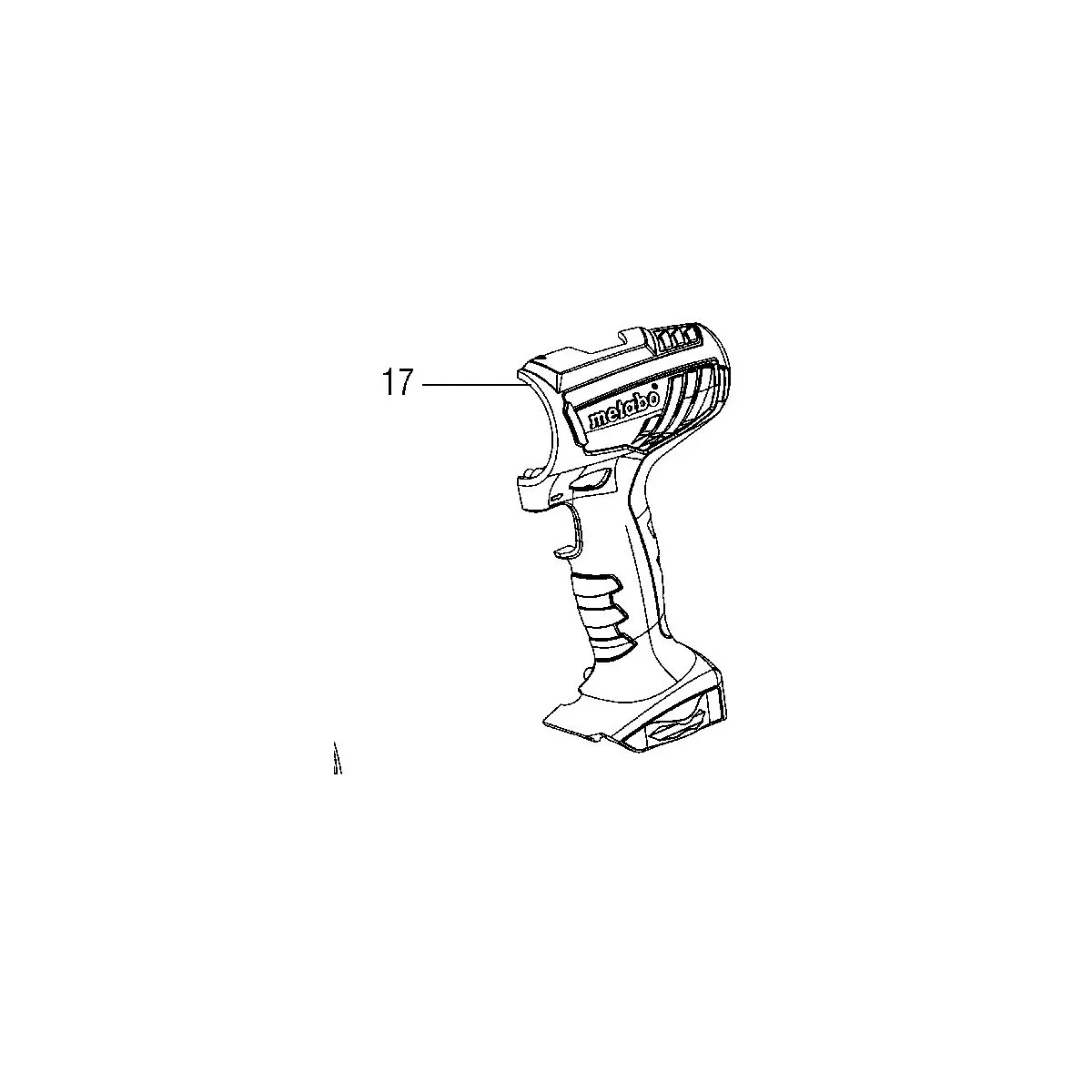 Metabo 343430880 Carter Perceuse BS14.4LI, BS18LI