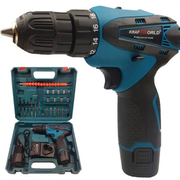 Perceuse à Percussion Lithium 12V Puissance Sans Fil 