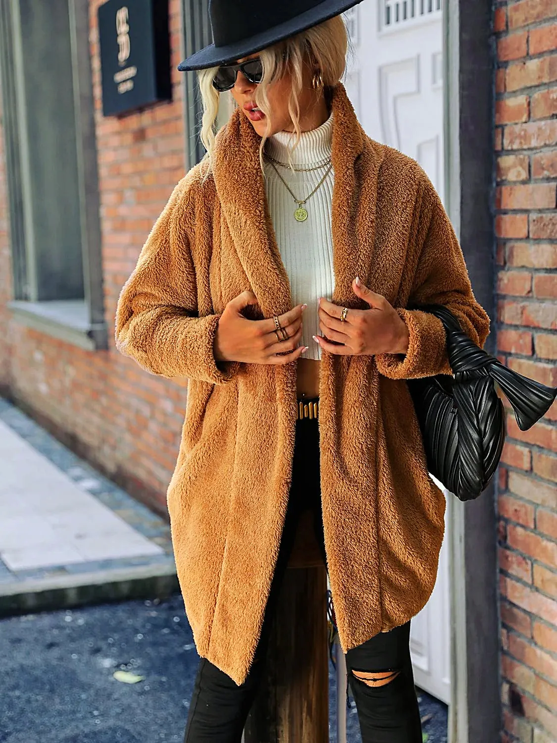 Rosalia - Manteau ouvert pour femme moderne