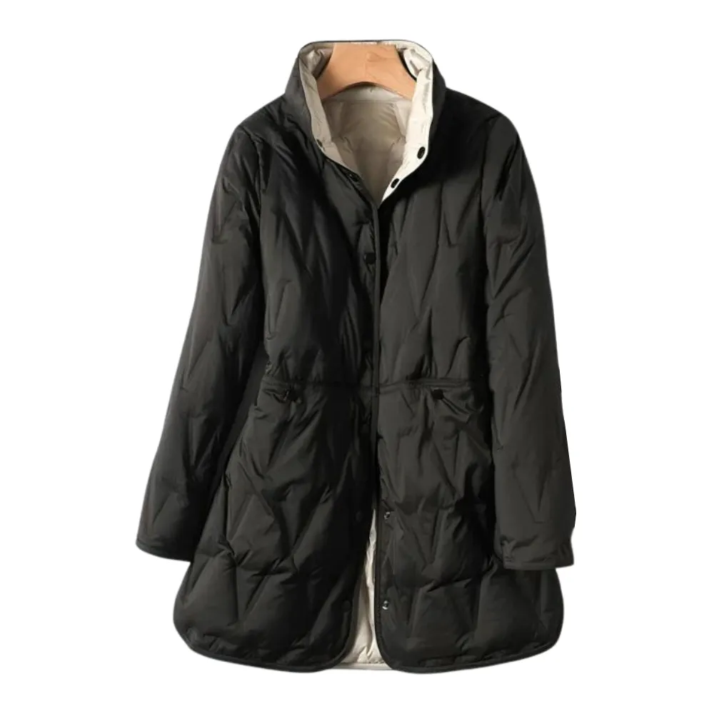 Vale | Manteau d'hiver léger mi-long réversible